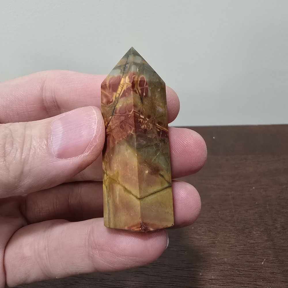Red Creek Jasper Crystal Tower #G - Picture 1 of 5